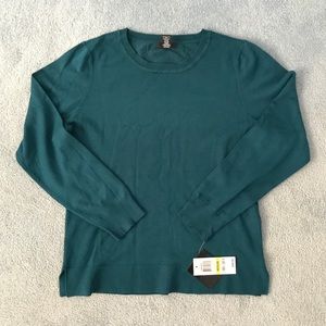 Alfani Womens Teal Sweater in size M